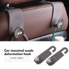 Car Seat Back Deformation Hook Suede Alloy Auto Headrest Hanger For Volkswagen VW Golf Polo 4 5 6 Passat B5 B6 B7 CC Jetta ws9