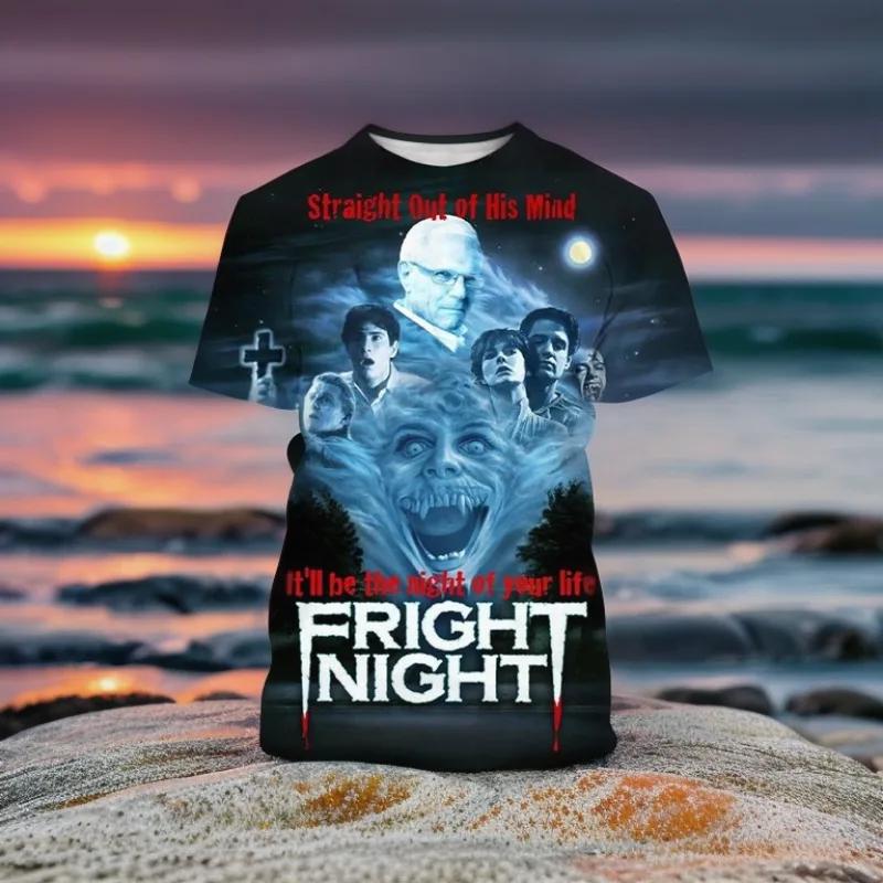 3D Printed T-Shirts for Men and Women, New Horror Movies, Vampires, Zombies, Ghosts, Halloween Fashion