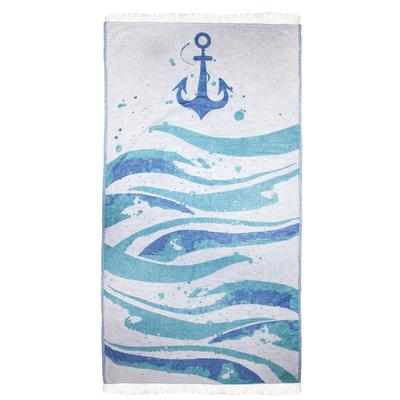Anemoss Turkish Beach Towel 39 X 70 100% Cotton Extra Large Turkish Peshtemal
