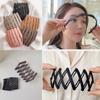 Summer Fashion Non-slip Girl With Tooth Telescopic Headband Folding Hairband Acrylic Head Wrap