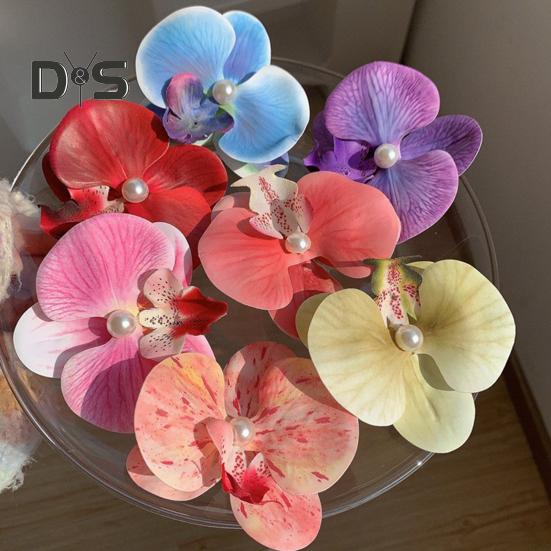Women Hair Clip 3D Flower Decor Strong Grip Bang Hair Pin Photo Shoot Flower Styling Hairpin Hair Accessories
