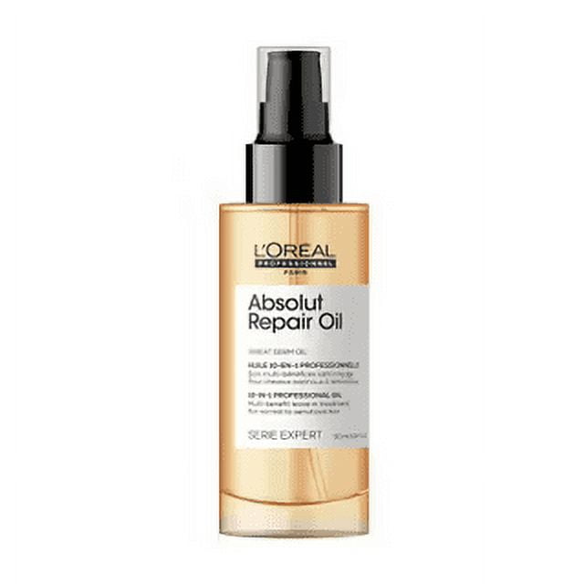 L Oreal Professionnel Absolut Repair Oil 10-In-1 Multi-benefit Leave In Hair Serum, Serie Expert(90ml)