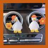 Silicone  Mold Diy Cheering Duck Shape Chocolate Mold Car Decoration