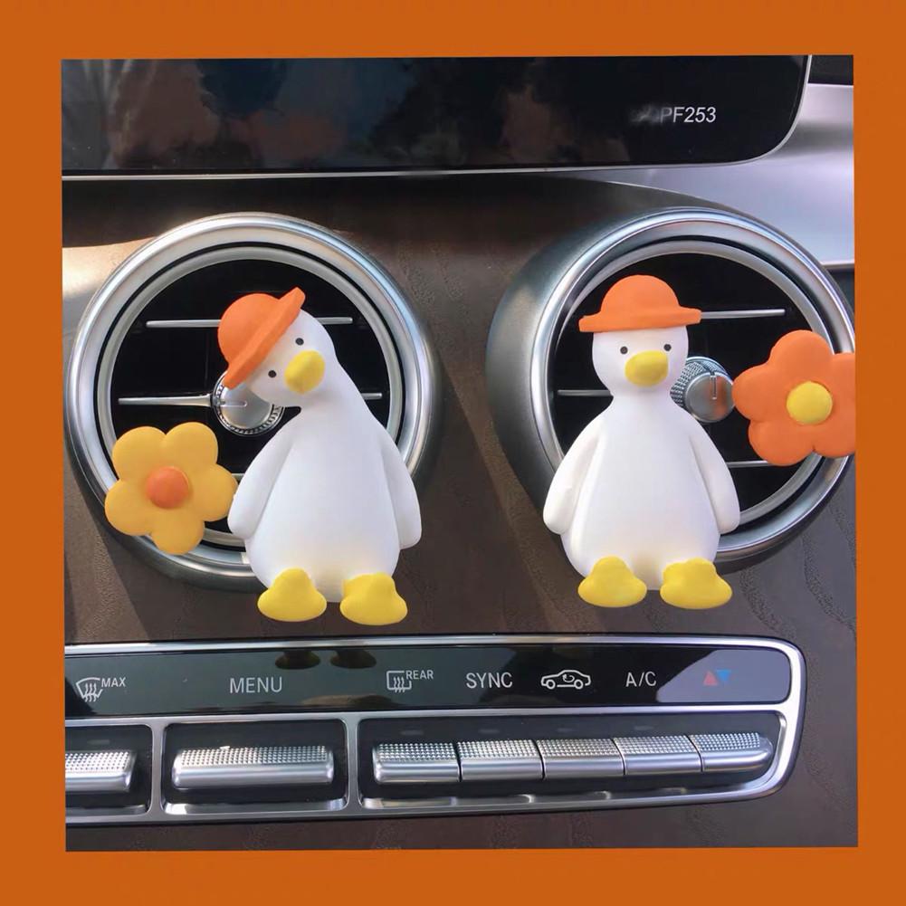 Silicone Mold Diy Cheering Duck Shape Chocolate Mold Car Decoration