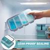 3/2Pcs 2/4/6Grid Silicone Freezer Mold with Lid Refrigerated Food Storage Box Food Box Ice Tray Mold Ice Box Fresh-keeping Box