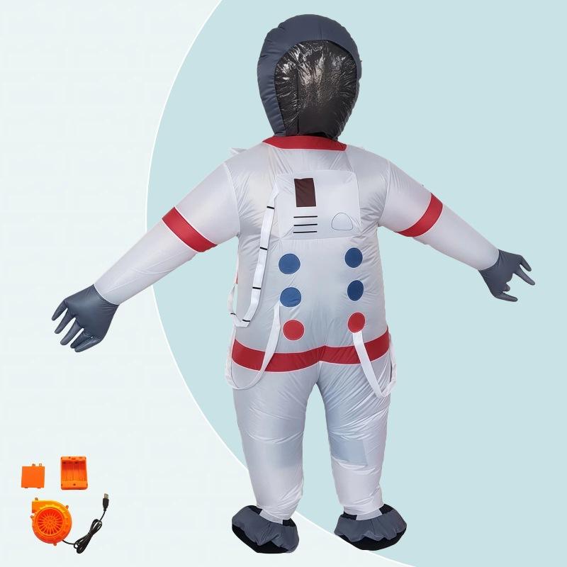 Opblaasbaar Astronautenpak Halloween Creatief Optreden Prop Ruimtepak voor Volwassenen Kinderen
