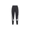 Knitted Sweatpants Women's Black Moderate Cuffed Pants CZ8287-010