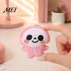 Decorative Keychain Pendant Squeaky Halloween Plush Pendant, Stuffed Skeleton Mummy Bear Toy Accessory for Backpacks Handbags Purses Lightweight