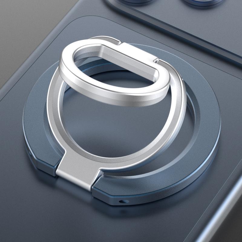 New Double-sided Magnetic Phone Holder for Magsafe 360 Degree Rotation Folding Phone Magnet Stand for iPhone 17 16 Samsung