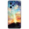 For Redmi Note 12 Pro 5G Case Note12 Covers TPU Black Silicone Starry Cover for Xiaomi Redmi Note 12 Pro+ 5G Plus Cartoon Soft