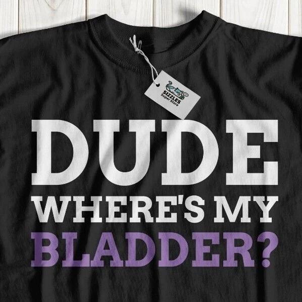 Unisex Funny Cystectomy T-Shirt Bladder Cancer Removal Surgery Operation Gifts XL