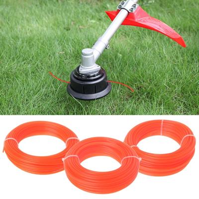 2/2,4/3 mm x 15 m Nylon-Trimmerschnur, Freischneider, Strimmer-Seil, Rasenmäher-Draht
