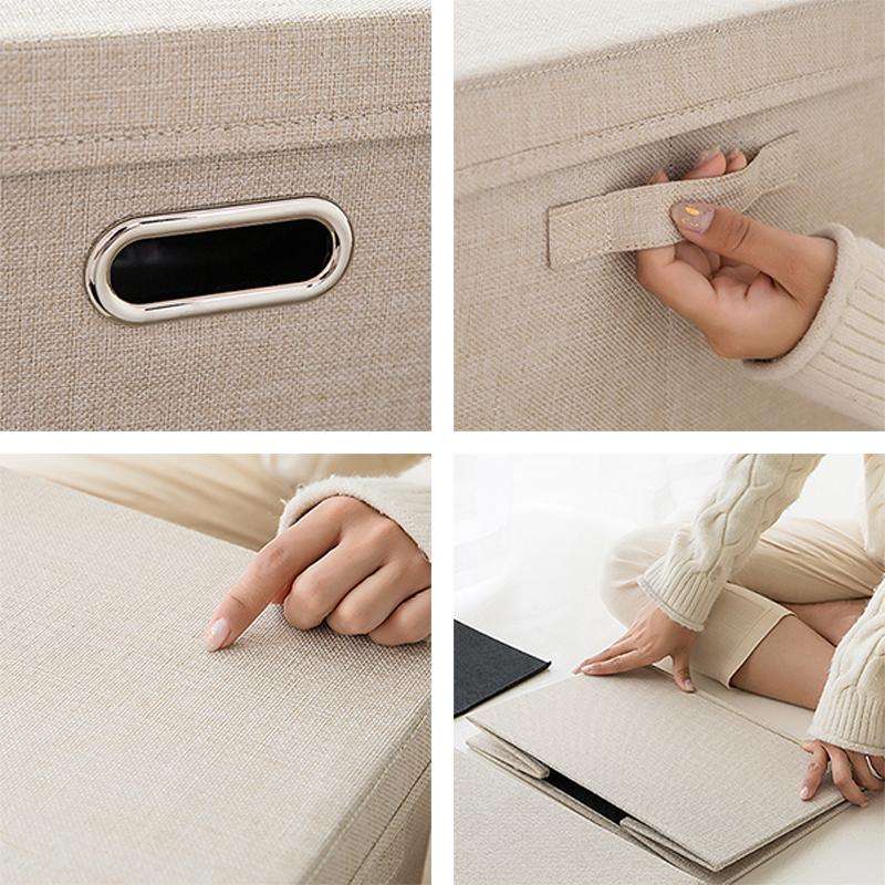 Multifunctional Large Capacity Storage Wardrobe Containers Foldable Clothes With Lid Organizer Modern Basket Collapsible Toy Storage