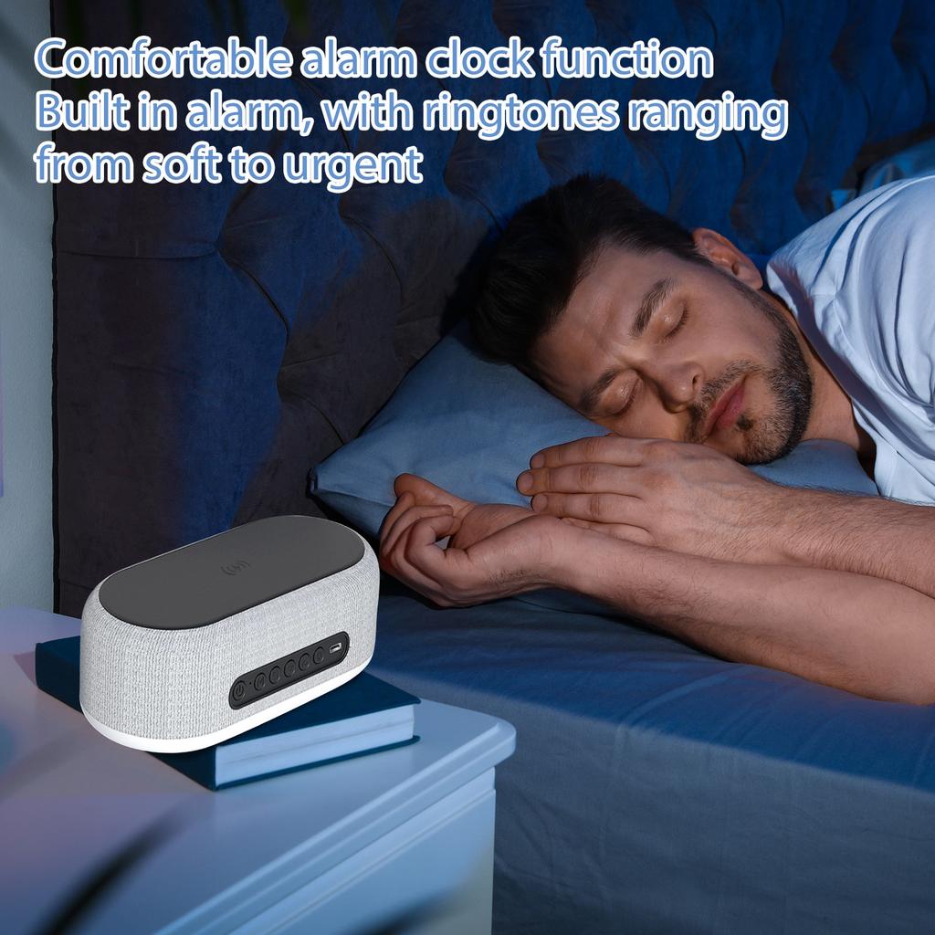 Wireless Charger (with Clock And Night Light) — A Multifunctional Charging Station That Doubles As A Bedside Alarm Clock And Ambient Light