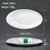 Melamine Imitation Porcelain Oval Fish Plate