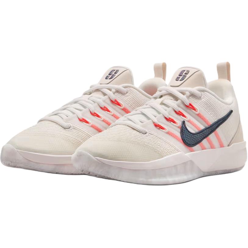 Nike Sabrina 3 Pohodlné nízké dětské basketbalové boty Slonová kost Bílá Dětské IB3088-002
