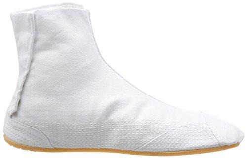 Margo Festival Tabi Socks, 5-Ply Tabi Socks with Shock Absorbing Heel, Size 10067, Unisex, White, 27.0 Cm