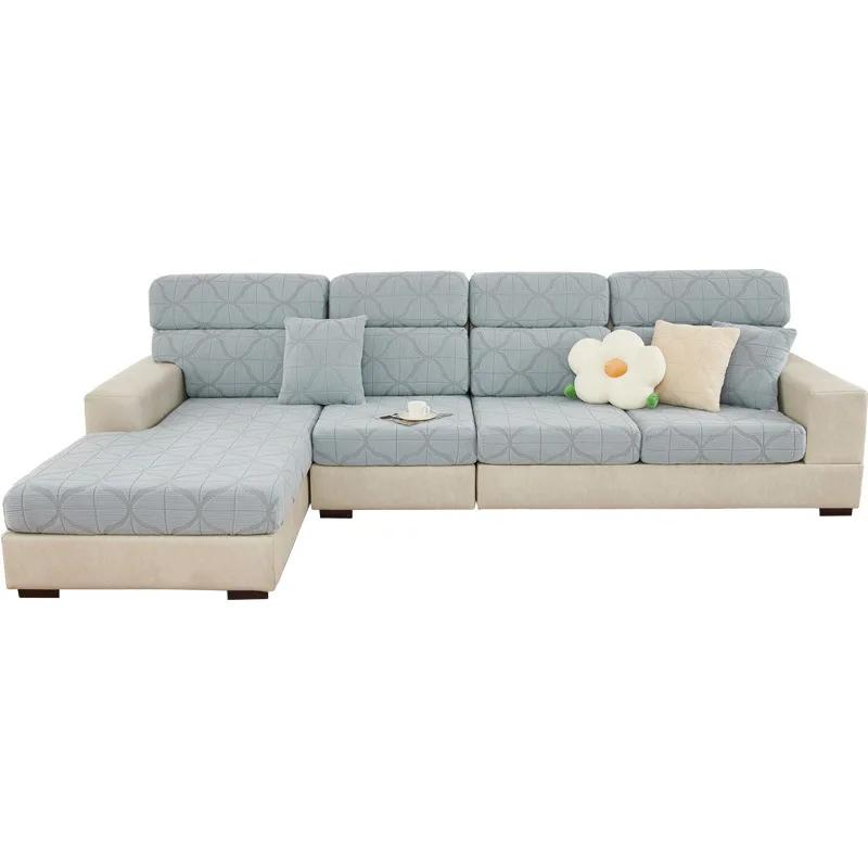 Sofa Cover All Seasons All-Inclusive Universal Plush Cover Cloth Towel Thickened Stretch Leather Sofa Hat  New Style