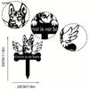 Personalized Pet Memorial Metal Heart Ornament Christmas Keepsake Gift