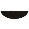 Self Adhesive Stair Treads 5 pcs. 56 x 17 x 3 cm Dark Brown Semi Round