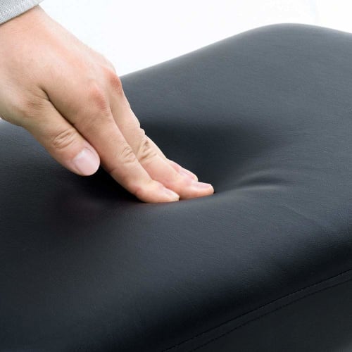 E-Supply Piano Chair/Keyboard Bench, 60cm Wide, Foldable, 4 Height Adjustments, Seat Cushion, No Backrest, Wide (EEX-CH72)