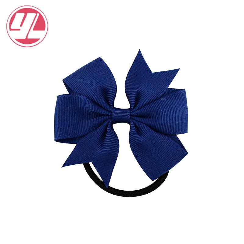 610 Accessories Ribbed Ribbon Bow Hair Band Rubber Band Girls Headrope Hair Accessories Six Ear Hair Band