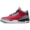 Air 3 Retro SE Unite Unisex Sneakers Red Fire-Red Cement-Grey CK5692-600