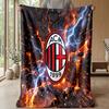 AC Milan Theme blanket Soft Flannel Blanket Plush Throw Blanket Cozy Sofa Bed Blanket for Home Decor