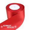 (25 Yards/roll) 3" (75mm) Red Decoration Ribbon Single Face Satin Ribbon Gift Christmas Ribbons Webbing