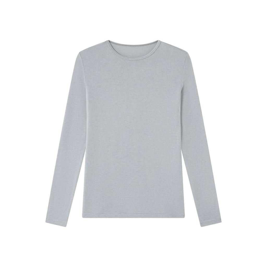 Tencel Modal Cashmere Bottoming Shirt for Women in Autumn and Winter Slim Solid Color Skin-friendly T-shirt High-end Light Luxury Knitwear