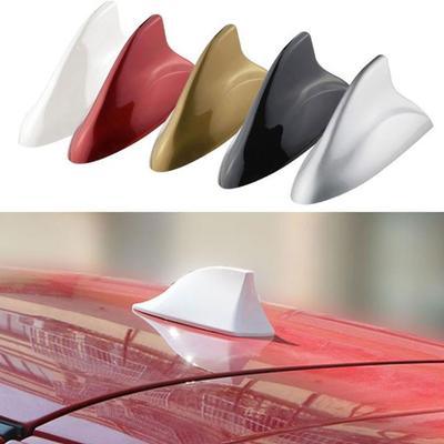 Car Antenna Shark Fin Auto Radio FM Signal Aerials Roof Modified Antennas Cover Sticker Decoration Car Styling Accessories