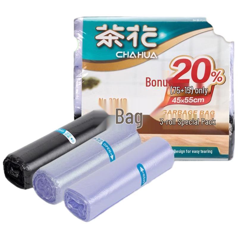 Chahua Large Thickened Breakpoint Trash Bags