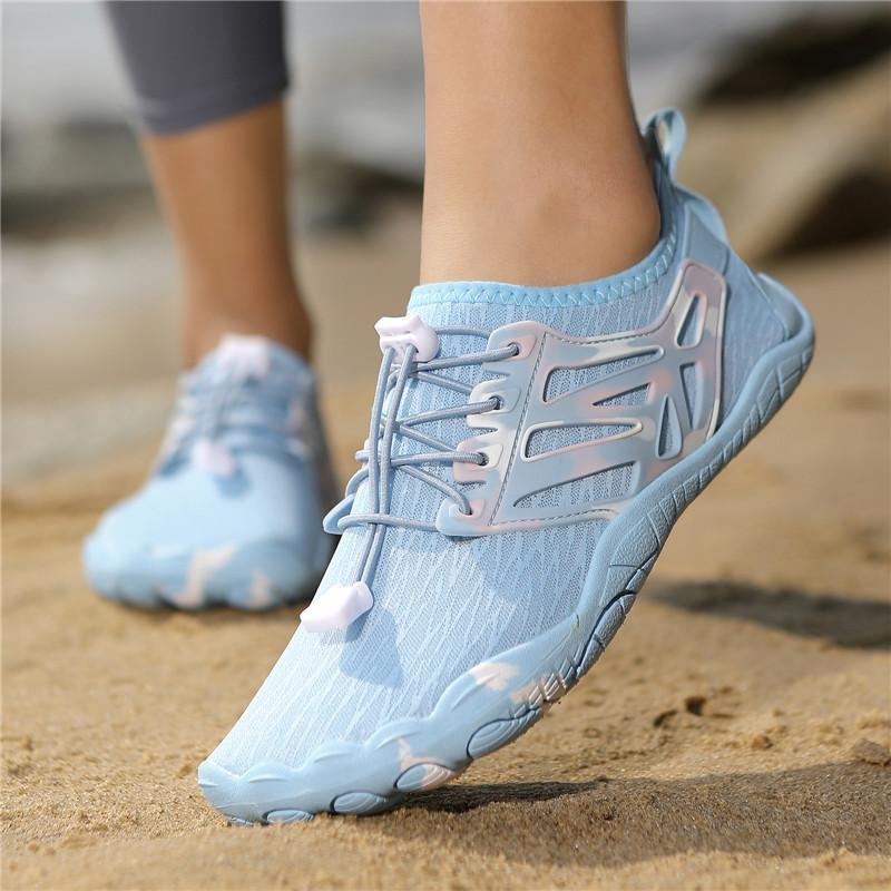 Wassersportschuhe Schnelltrocknende Aqua-Schuhe zum Schwimmen Surfen Herren Damen Barfuß Strandwatschuhe Leichte Atmungsaktive Watschuhe