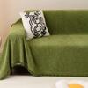 Four Seasons Universal Chenille Sofa Set One-Piece Simple Modern Minimalist Solid Color Full Cover Towel Cloth Bedroom Living Room