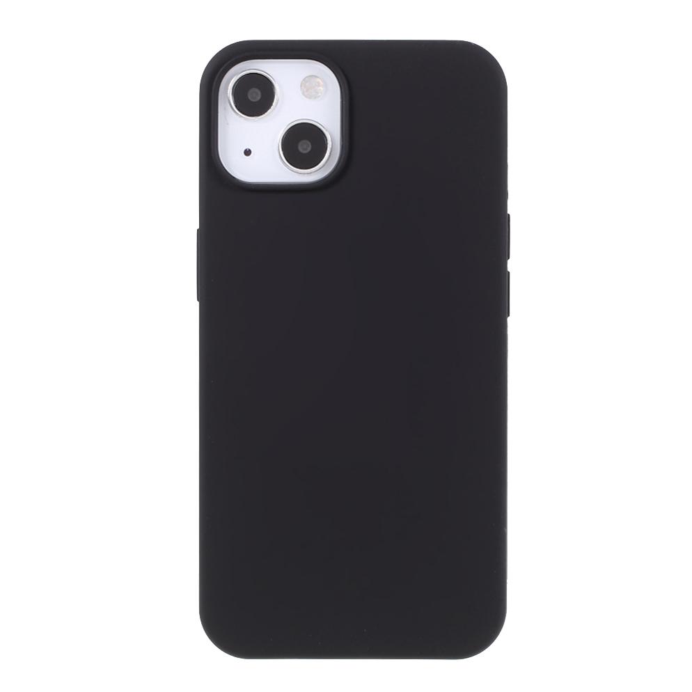 

Silicone Phone Cover for iPhone 15 Plus Case Mobile Phone Back Shell Protector Black