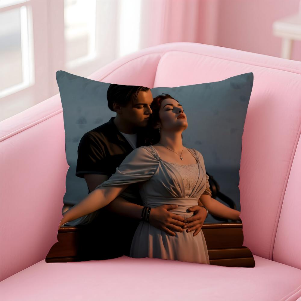 T-Titanics Classic Cushion Cover Comfortable Reversible Pillow Cover Ideal For Car Sofa Bedroom & Beyond