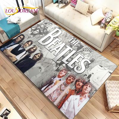 Covor 3D B-Beatles Rock band, covor covor pentru casa sufragerie copii dormitor canapea covoraș decor, copii se joacă covoraș anti-alunecare