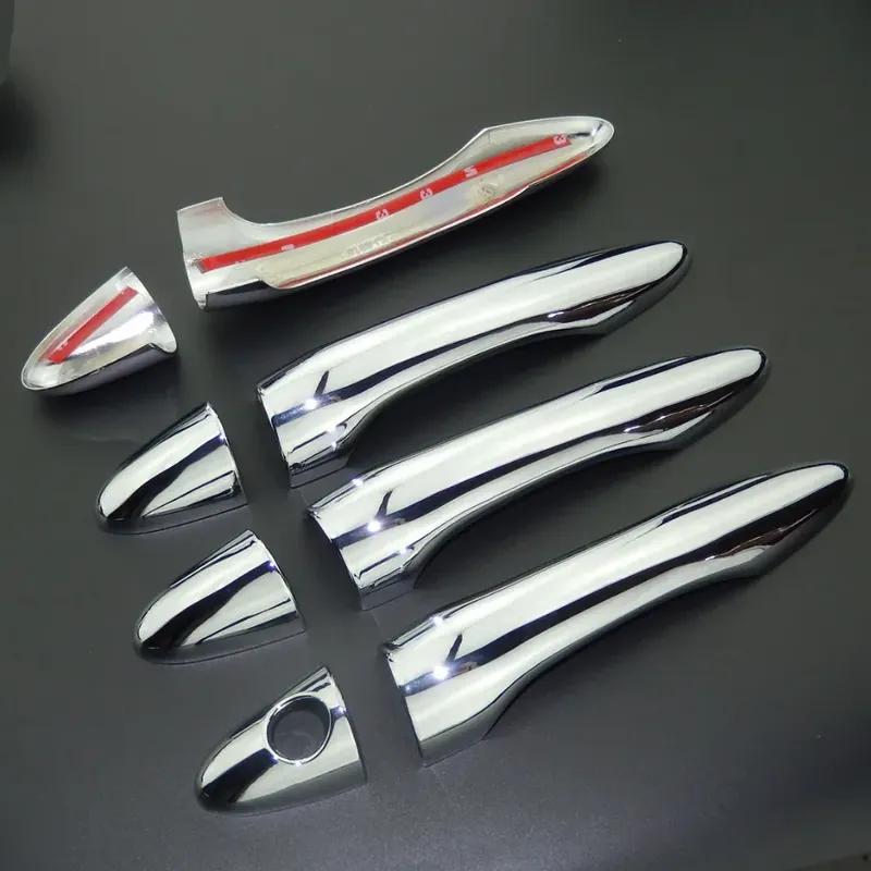 Car Upgrade Chrome Silver Door Bowl Handle Cover For Kia Sportage R 2010-2015 Cars Accessories Decoration
