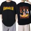Classic Team Hasbulla Cotton T-Shirt Fighting Hasbulla Graphic T-shirt Hip Hop Men Tee Shirt Tops Women Manga T Shirt Streetwear