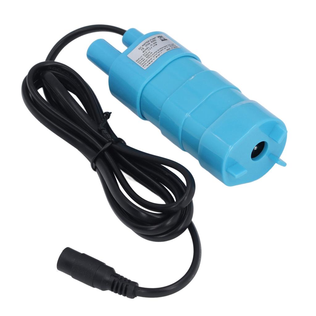Submersible Motor Water Pump 5M 12V Portable Pumping Head for Fish Tank Aquarium Blue