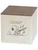 Nishiki Kasei Snoopy Tissue 12 X X 12 Made In Compact with Lid Case, Beige, Approx. 12.2 Cm, Japan,