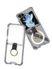 Samsung Z Flip5 Anti-Collision Phone Case with Airbag Ring for Wireless Charging