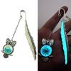 1Xluminous Night Owl Bookmark Label Read Maker Feather Book Stationery
