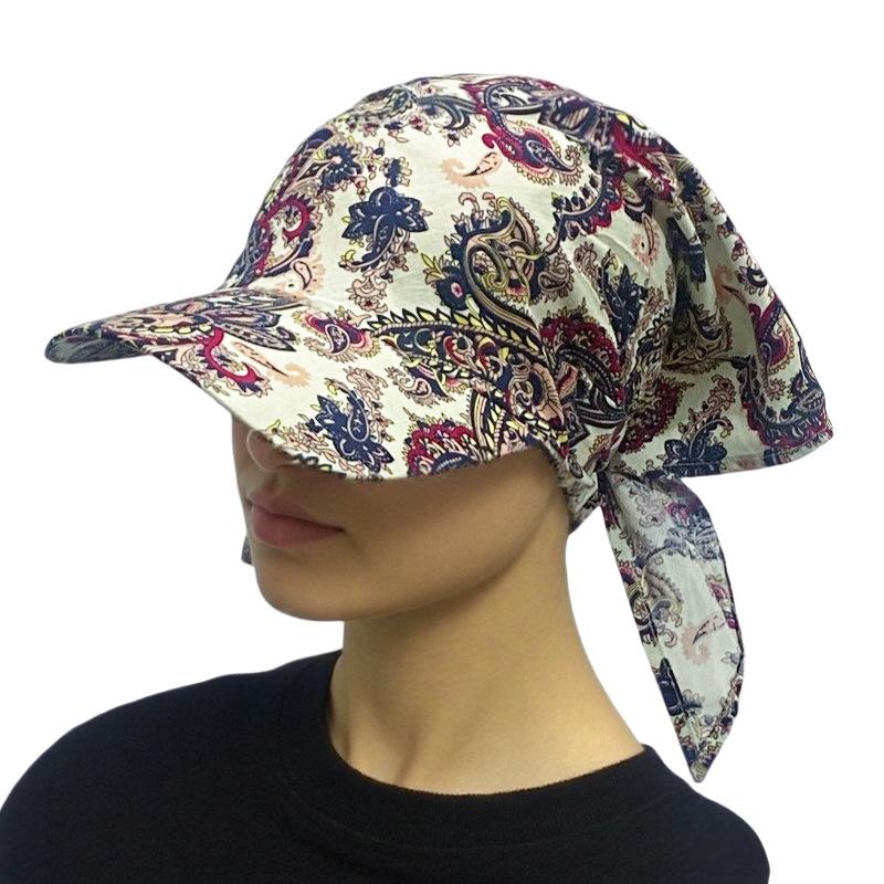 Niche Design Fashionable Sunshade Headscarf Hat Men's and Women's Caps Spring and Summer Shopping Camping Anti-sun Hat