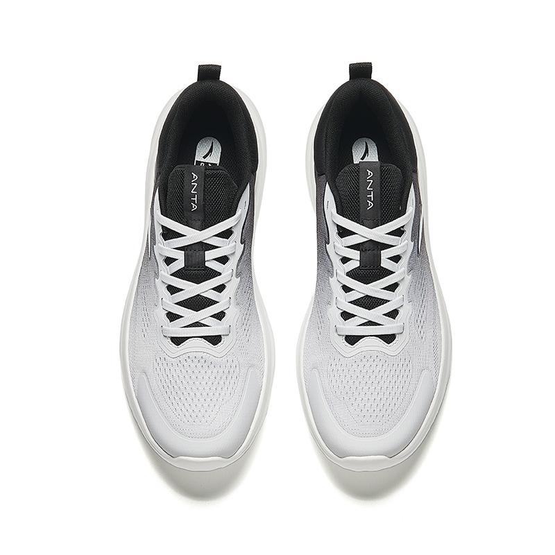 Anta Shunxing Lite Comfortable Versatile Non-Slip Wear-Resistant Shock Absorbing Low-Top Training Shoes Men Sneakers White Black 912437713-3