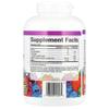 Natural Factors Fruit Flavor Chewable Vitamin C 500mg Wafers, Blueberry, Raspberry, Boysenberry - 180 Count