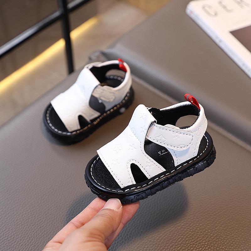 Summer Infant Soft Sole Squeaky Sandals for Boys and Girls