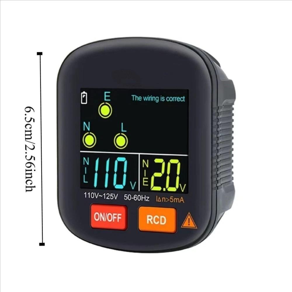 Digital Smart Socket Detector Ground Zero Line Digital Outlet Voltage Test  Electrical Testing