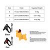 Durable Nylon Dog Cat Harness Adjustable Breathable Dog Harness Vest Heavy Duty Wear-resistant Pet Vest Outdoor