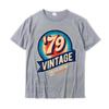 1979 Vintage 41st Birthday Retro Graphic T-Shirt T Shirt T Shirt Retro Cotton Camisa Casual Men's